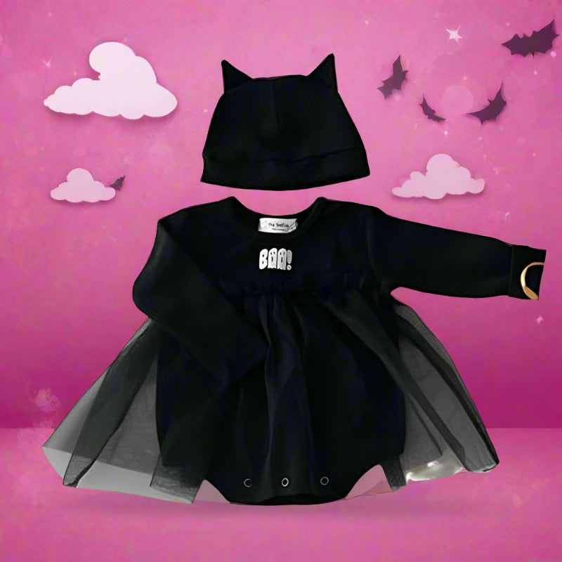 Baby Unisex Solid Color Cartoon Halloween Rompers