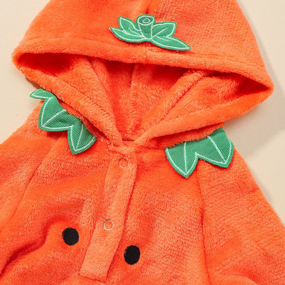 Baby Unisex Color-blocking Cartoon Halloween Jumpsuits