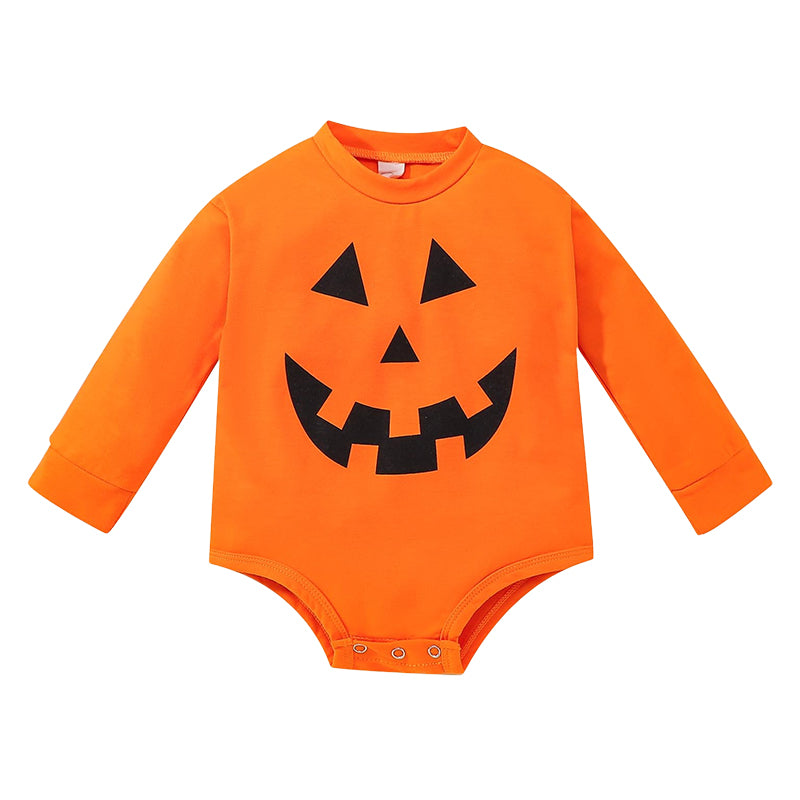 Baby Unisex Cartoon Halloween Rompers