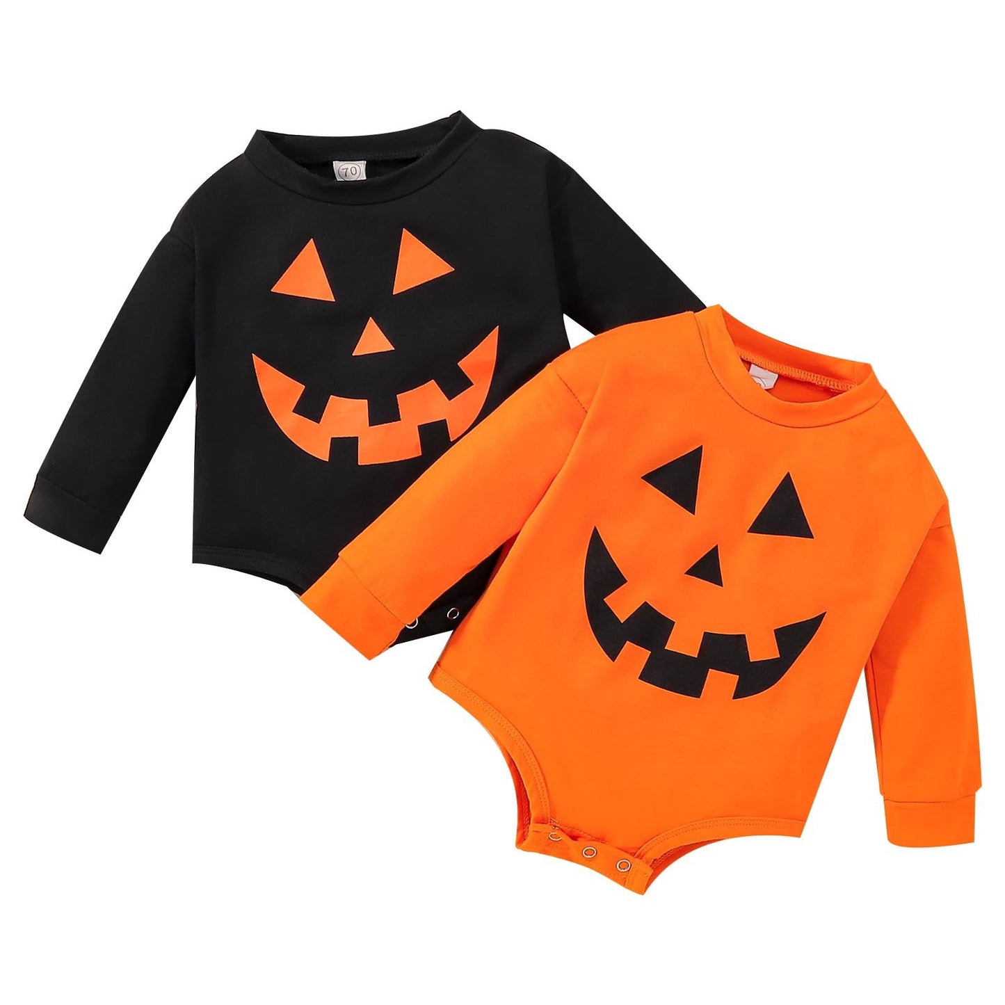 Baby Unisex Cartoon Halloween Rompers