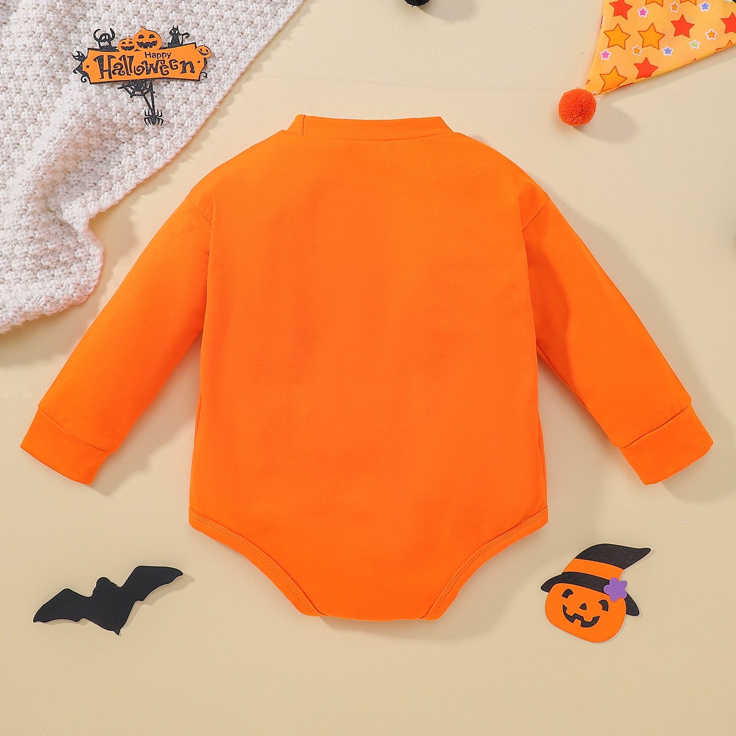 Baby Unisex Cartoon Halloween Rompers