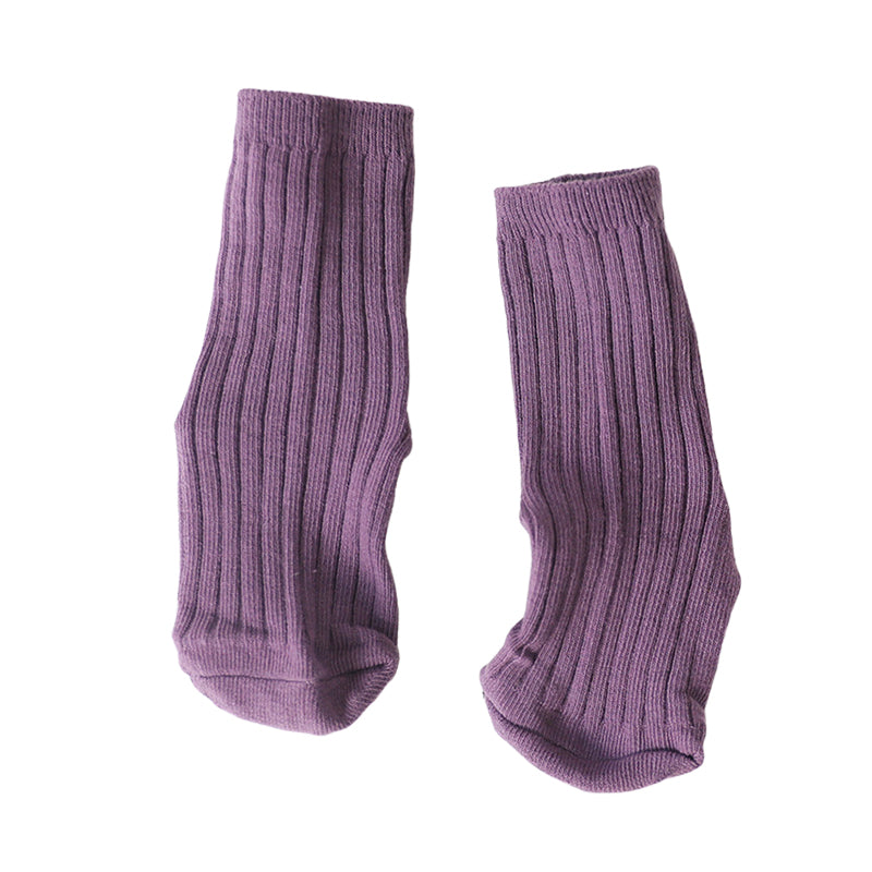 Unisex Solid Color Accessories Socks