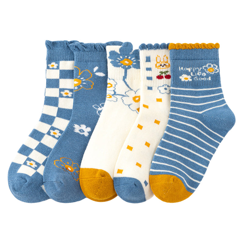Unisex Flower Plant Print Accessories Socks