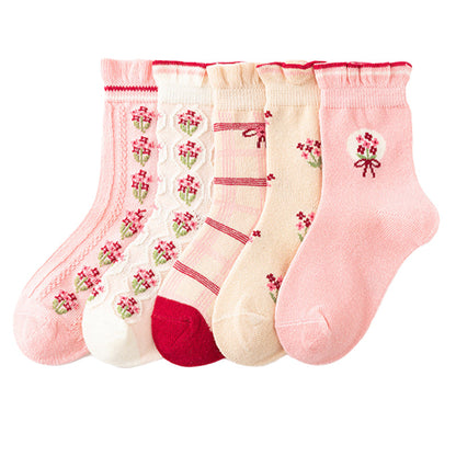 Unisex Flower Plant Print Accessories Socks