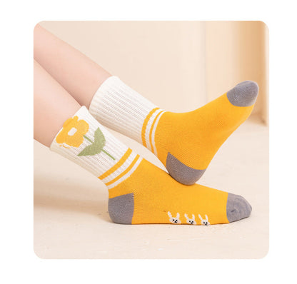 Unisex Flower Plant Print Accessories Socks