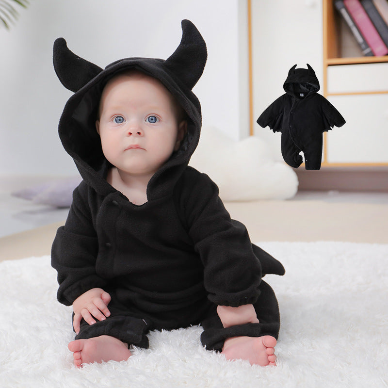 Baby Unisex Solid Color Animals Halloween Jumpsuits