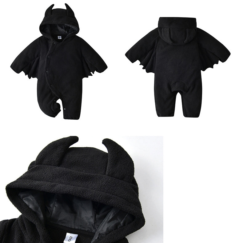 Baby Unisex Solid Color Animals Halloween Jumpsuits