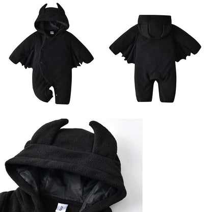 Baby Unisex Solid Color Animals Halloween Jumpsuits