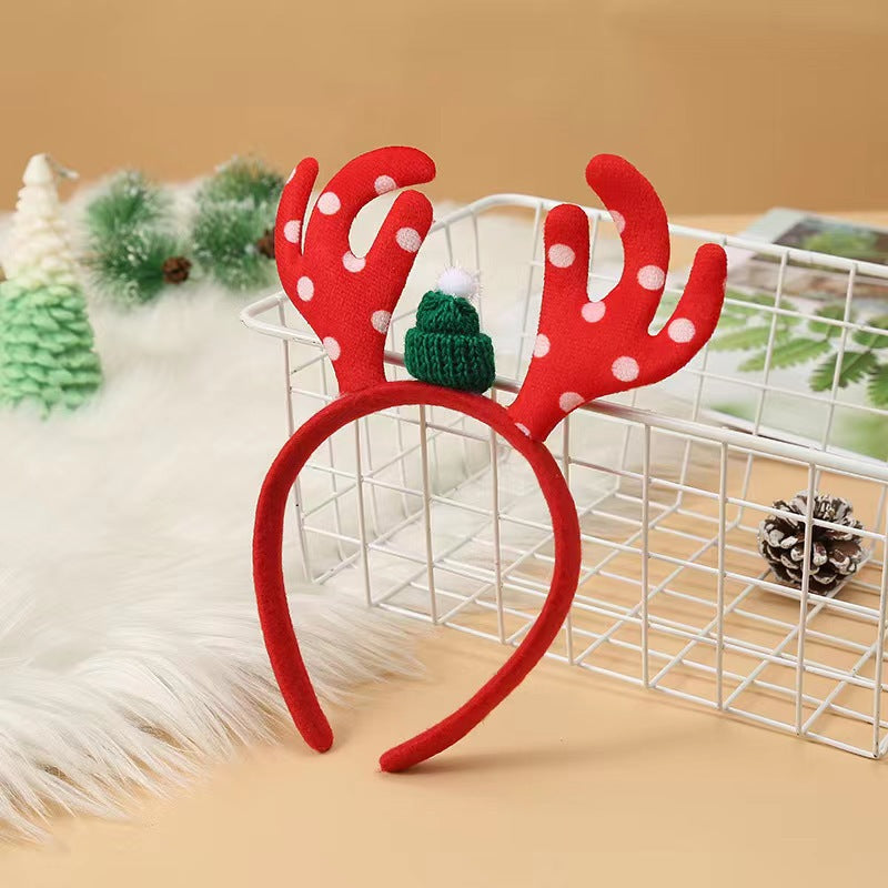 Unisex Polka dots Cartoon Christmas Accessories Headwear Wholesale 221209284