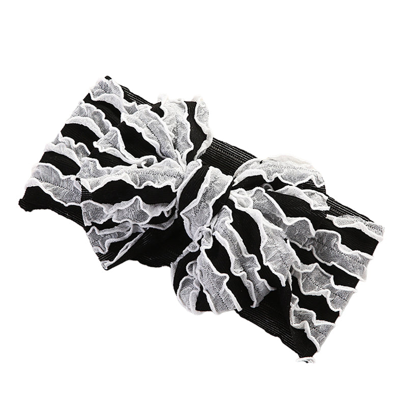 Girls Striped Bow Accessories Headwear Wholesale