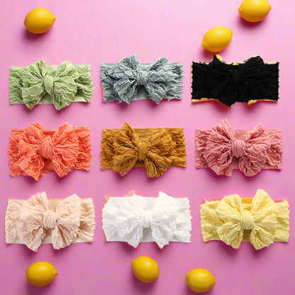 Girls Striped Bow Accessories Headwear Wholesale