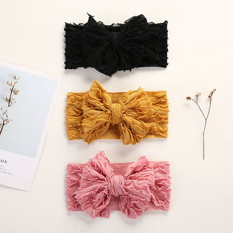 Girls Striped Bow Accessories Headwear Wholesale