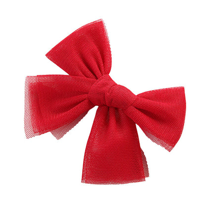 Girls Solid Color Bow Accessories Headwear Wholesale