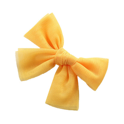 Girls Solid Color Bow Accessories Headwear Wholesale