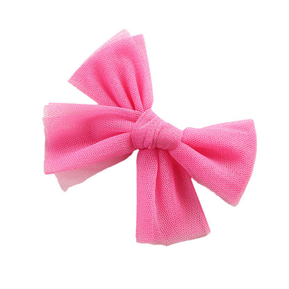Girls Solid Color Bow Accessories Headwear Wholesale