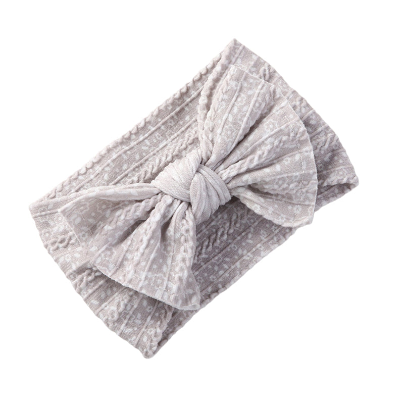 Girls Flower Polka dots Bow Print Accessories Headwear