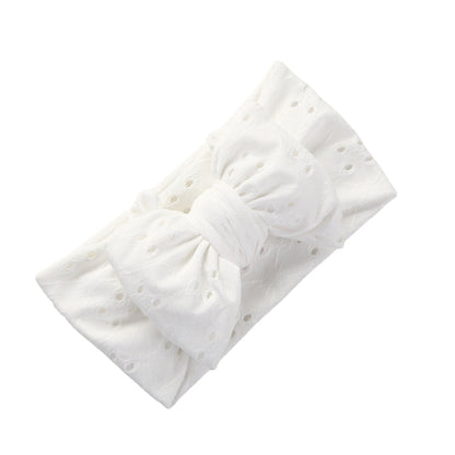 Girls Bow Embroidered Accessories Headwear Wholesale