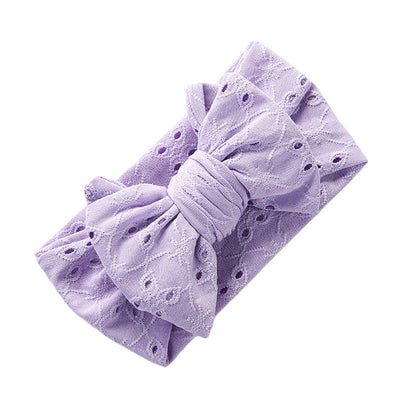 Girls Bow Embroidered Accessories Headwear Wholesale