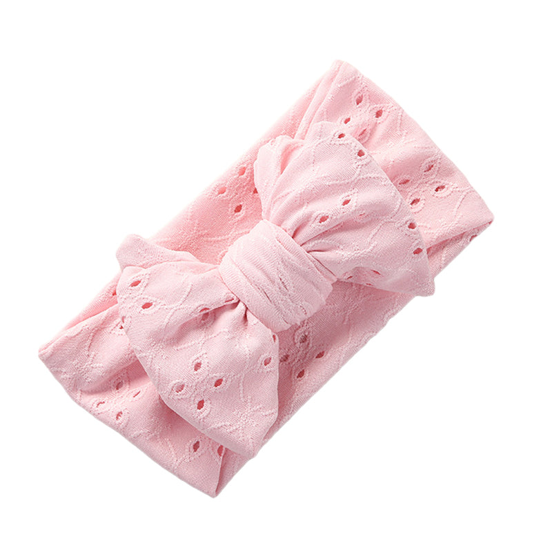 Girls Bow Embroidered Accessories Headwear Wholesale