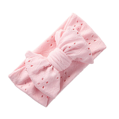Girls Bow Embroidered Accessories Headwear Wholesale