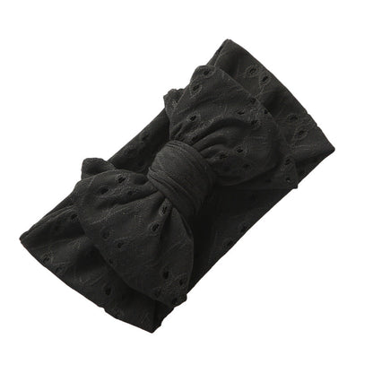 Girls Bow Embroidered Accessories Headwear Wholesale