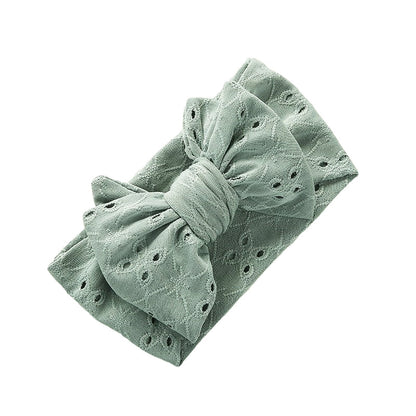 Girls Bow Embroidered Accessories Headwear Wholesale