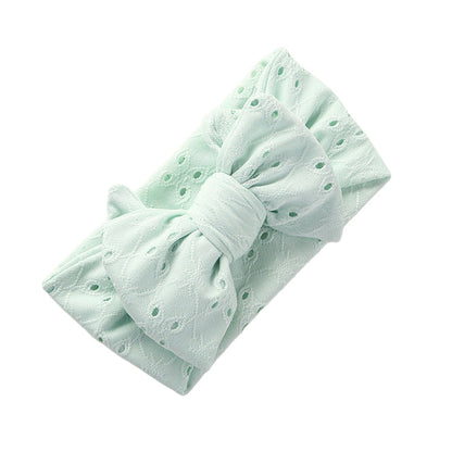 Girls Bow Embroidered Accessories Headwear Wholesale