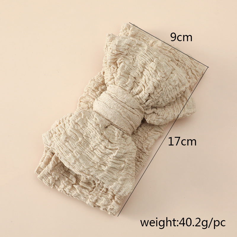 Girls Solid Color Bow Accessories Headwear Wholesale 221216329