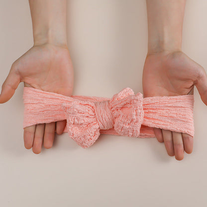 Girls Solid Color Bow Accessories Headwear Wholesale 221216329
