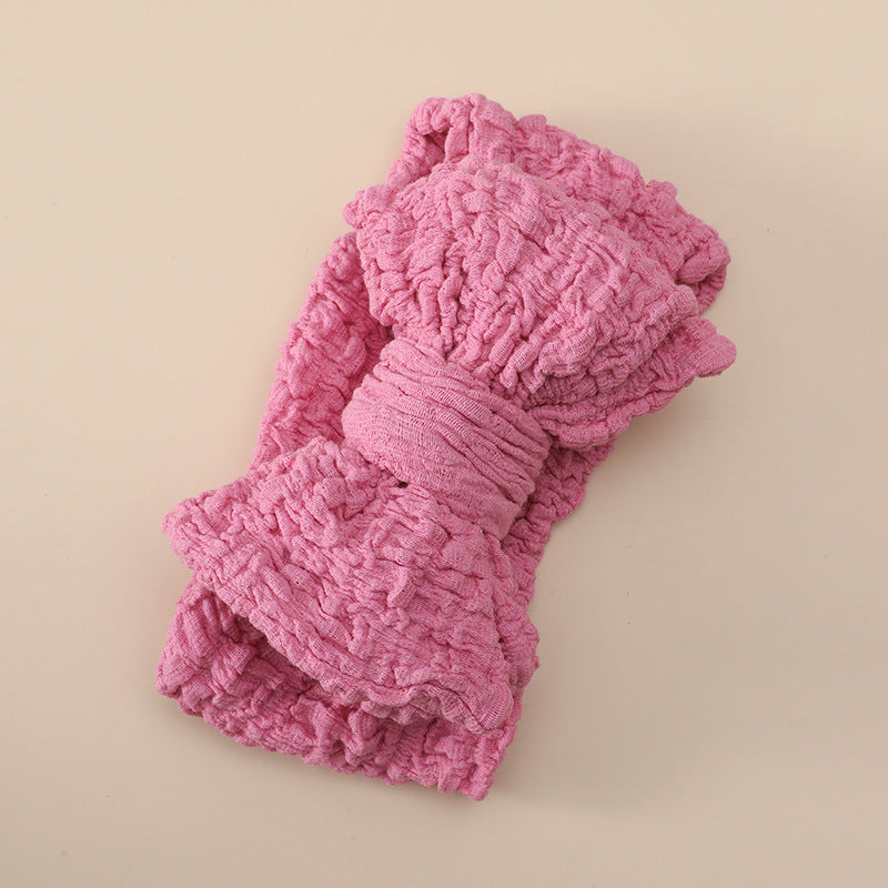 Girls Solid Color Bow Accessories Headwear Wholesale 221216329