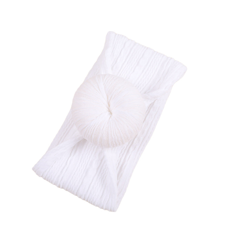 Girls Solid Color Accessories Headwear