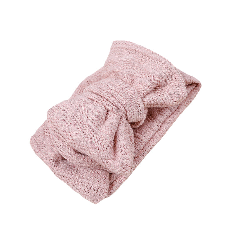 Girls Solid Color Bow Accessories Headwear