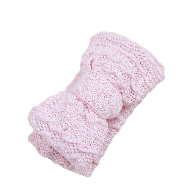 Girls Solid Color Bow Accessories Headwear