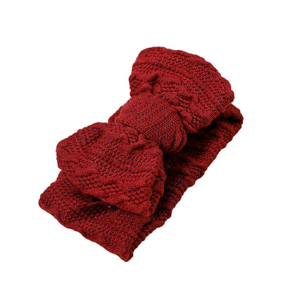 Girls Solid Color Bow Accessories Headwear