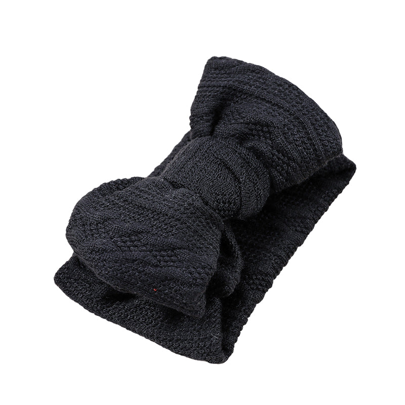 Girls Solid Color Bow Accessories Headwear