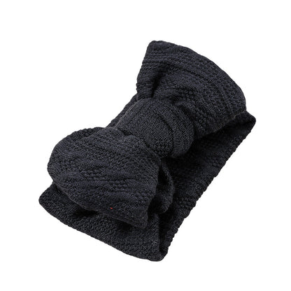 Girls Solid Color Bow Accessories Headwear