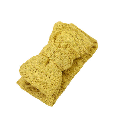Girls Solid Color Bow Accessories Headwear