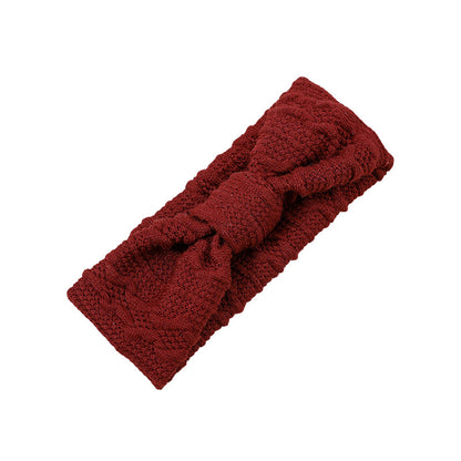 Girls Solid Color Bow Accessories Headwear