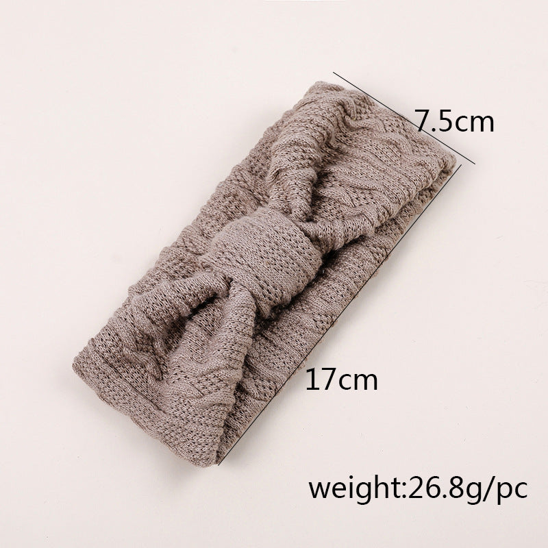 Girls Solid Color Bow Accessories Headwear
