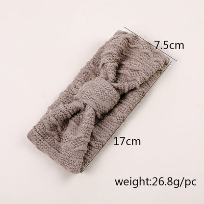 Girls Solid Color Bow Accessories Headwear