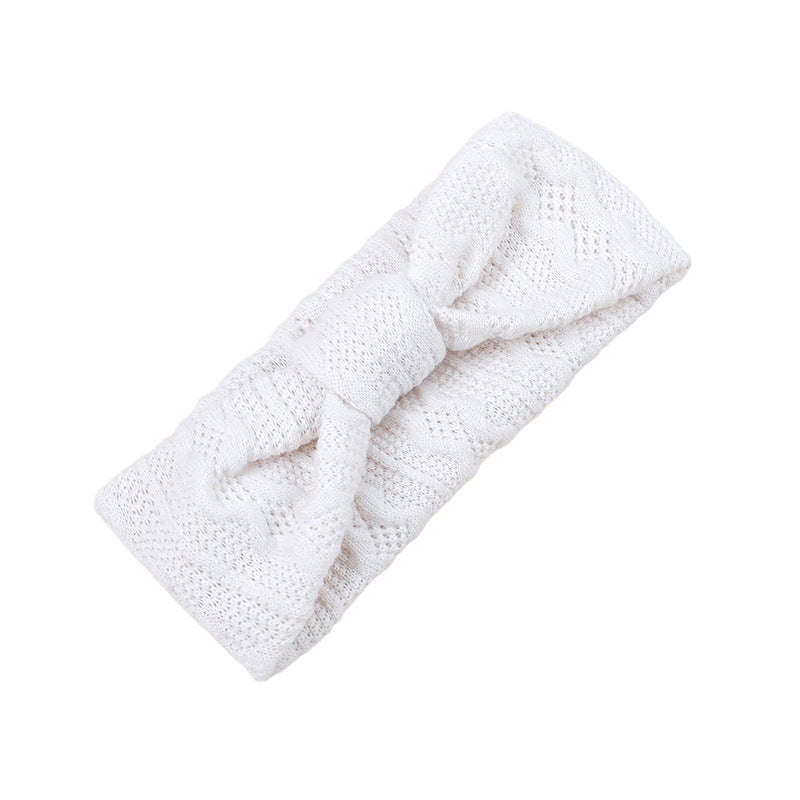 Girls Solid Color Bow Accessories Headwear