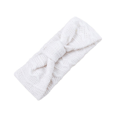 Girls Solid Color Bow Accessories Headwear
