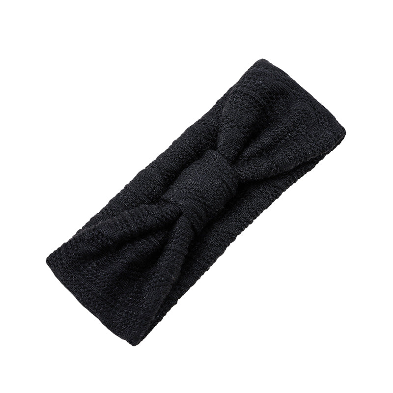 Girls Solid Color Bow Accessories Headwear