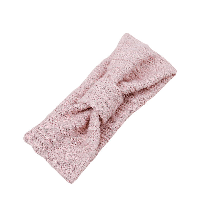 Girls Solid Color Bow Accessories Headwear