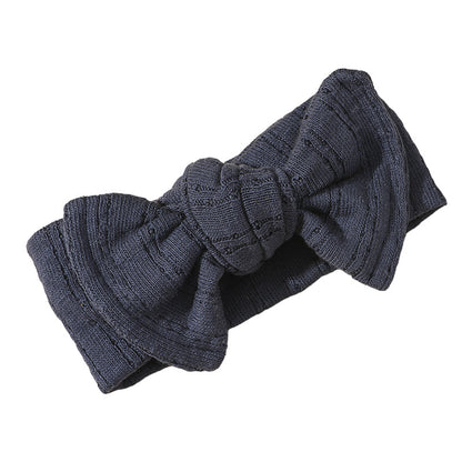 Girls Solid Color Bow Accessories Headwear Wholesale 221216548
