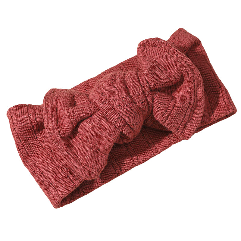 Girls Solid Color Bow Accessories Headwear Wholesale 221216548