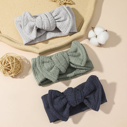 Girls Solid Color Bow Accessories Headwear Wholesale 221216548