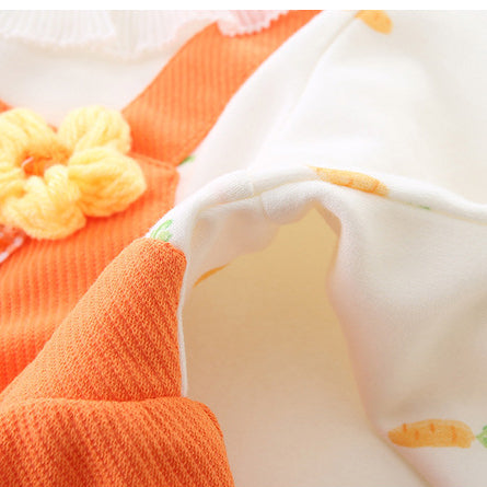 Baby Kid Girls Flower Print Dresses Wholesale 221221282
