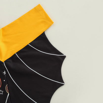 Baby Boys Cartoon Print Halloween Jumpsuits