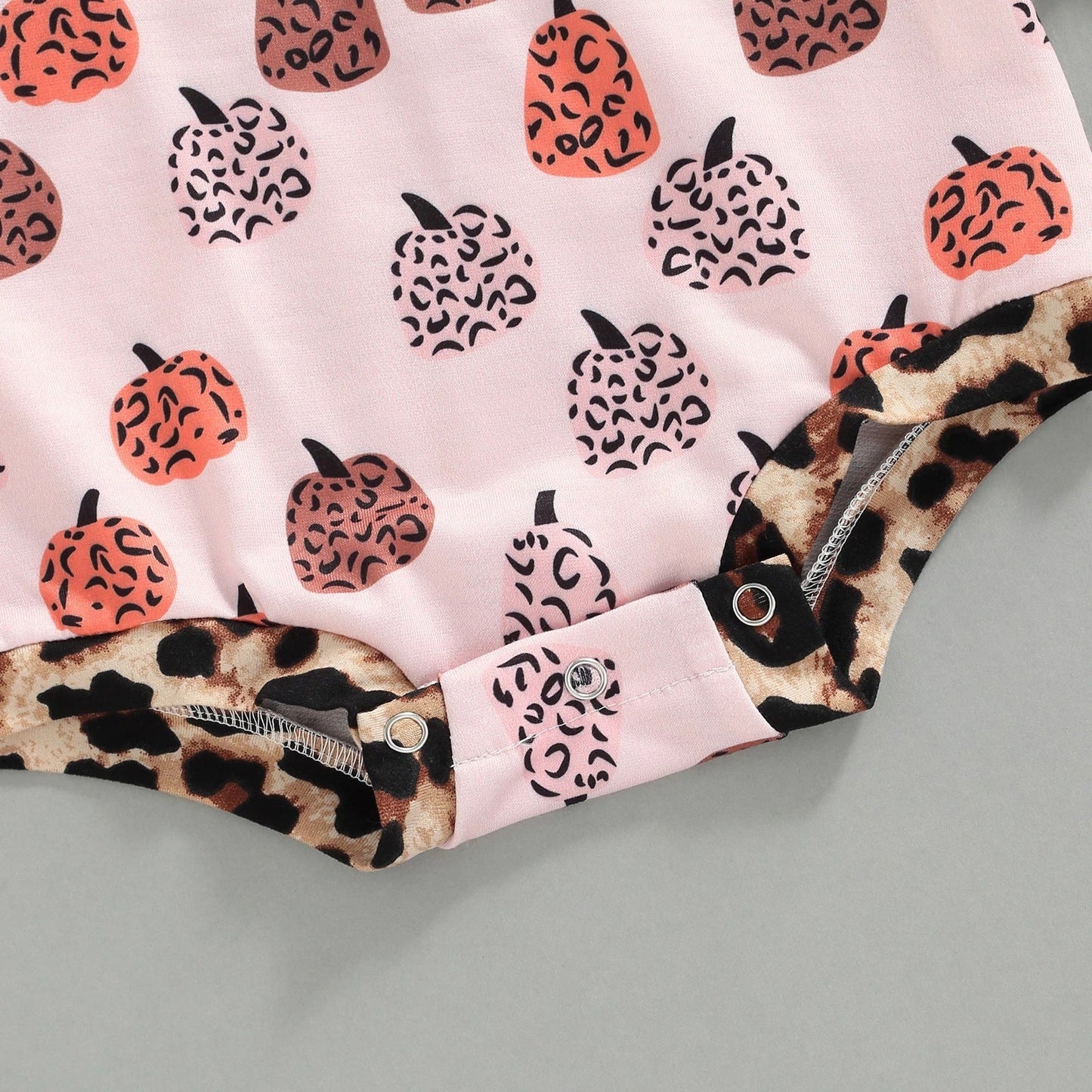 Baby Girls Flower Print Halloween Rompers